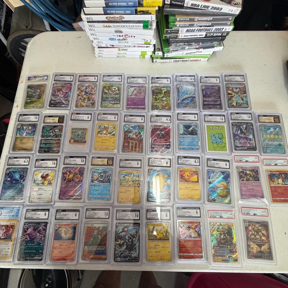 Pokmon Graded Card Lot 38 Slabs CGC/PSA Pikachu, Vintage, Japanese, 10s! Pokmon Graded Card Lot 38 Slabs CGC/PSA Pikachu, Vintage, Japanese, 10s!